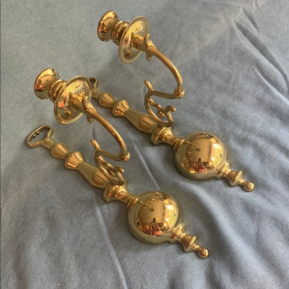 Elegant Brass Wall Sconces
